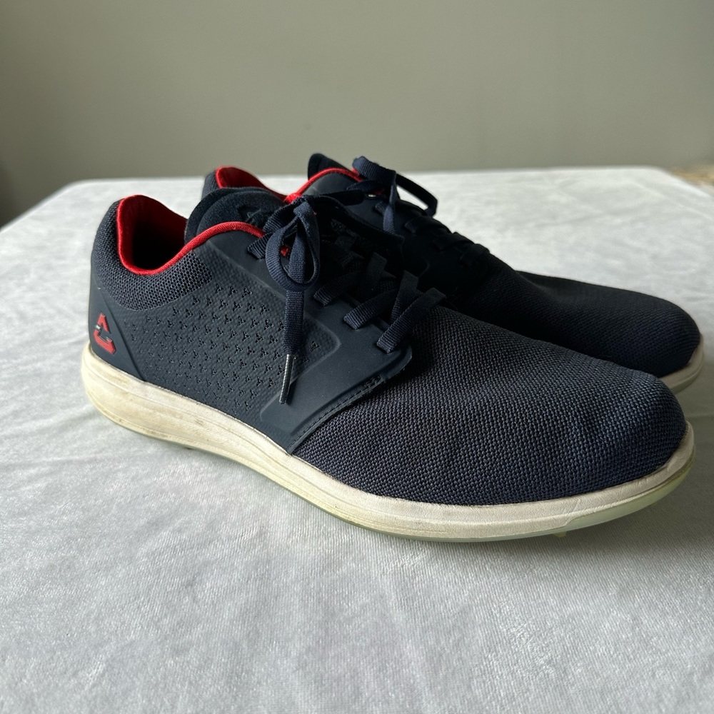 Travis Mathew Red and Blue Sneakers Mesh Upper